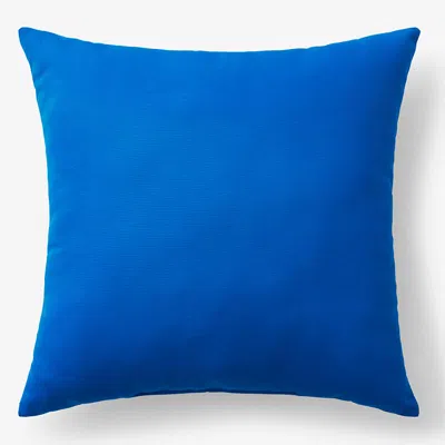 The Company Store Indoor/outdoor Toss Pillow In Pacific Blue