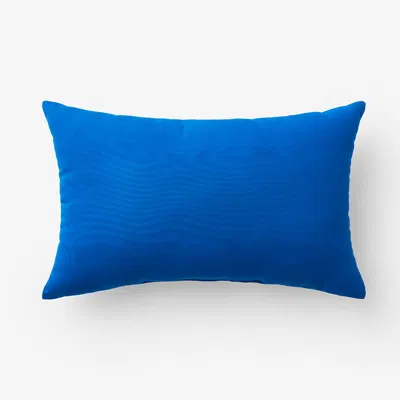 The Company Store Indoor/outdoor Toss Pillow In Pacific Blue
