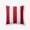 The Company Store Indoor/outdoor Toss Pillow In Red/white