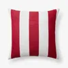 The Company Store Indoor/outdoor Toss Pillow In Red/white