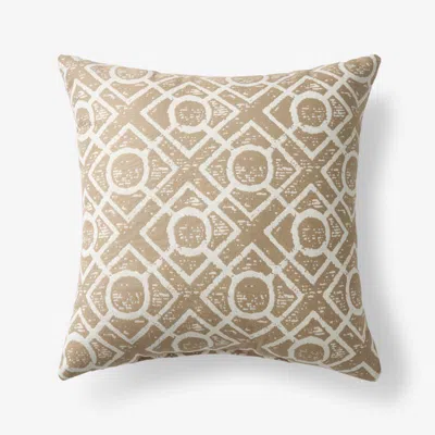 The Company Store Indoor/outdoor Toss Pillow In Sand