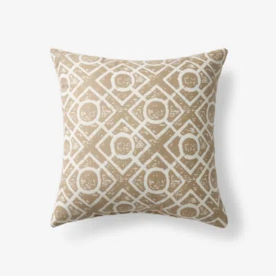 The Company Store Indoor/outdoor Toss Pillow In Sand