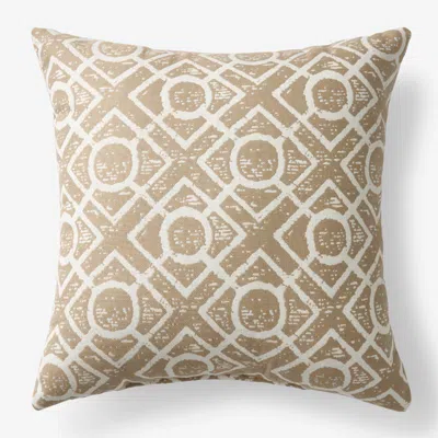 The Company Store Indoor/outdoor Toss Pillow In Sand
