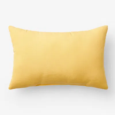 The Company Store Indoor/outdoor Toss Pillow In Yellow