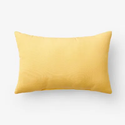 The Company Store Indoor/outdoor Toss Pillow In Yellow