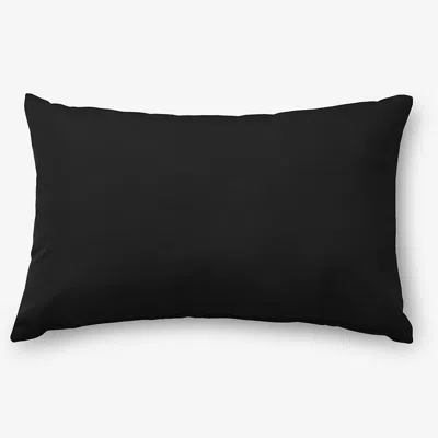 The Company Store Indoor/outdoor Toss Pillow In Black