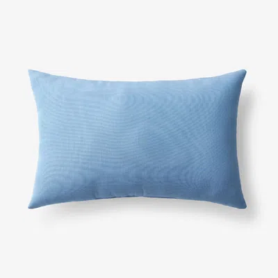 The Company Store Indoor/outdoor Toss Pillow In Blue/light Blue