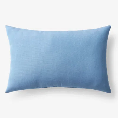 The Company Store Indoor/outdoor Toss Pillow In Blue/light Blue