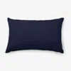 The Company Store Indoor/outdoor Toss Pillow In Blue/navy