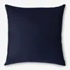 The Company Store Indoor/outdoor Toss Pillow In Blue/navy