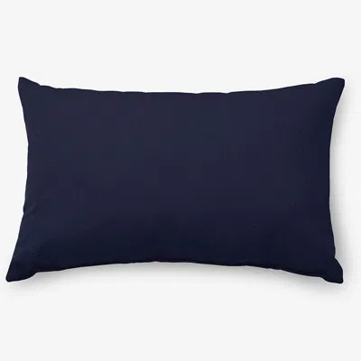 The Company Store Indoor/outdoor Toss Pillow In Blue/navy