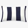 The Company Store Indoor/outdoor Toss Pillow In Blue/navy