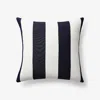 The Company Store Indoor/outdoor Toss Pillow In Blue/white