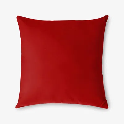 The Company Store Indoor/outdoor Toss Pillow In Jockey Red