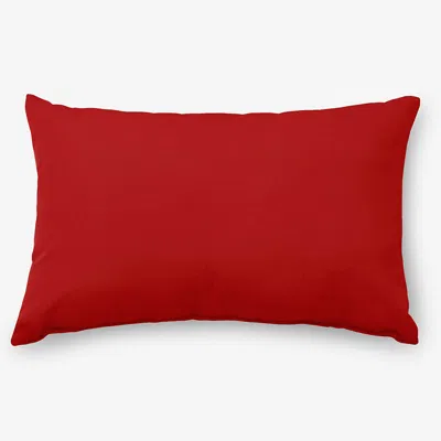 The Company Store Indoor/outdoor Toss Pillow In Jockey Red
