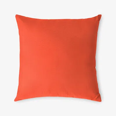 The Company Store Indoor/outdoor Toss Pillow In Orange/coral