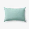The Company Store Indoor/outdoor Toss Pillow In Teal/turquoise Blue