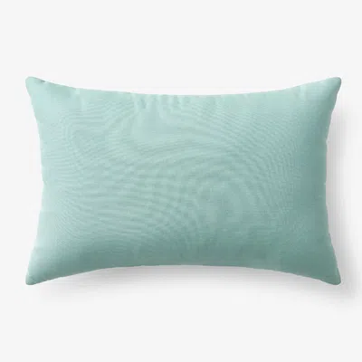 The Company Store Indoor/outdoor Toss Pillow In Teal/turquoise Blue
