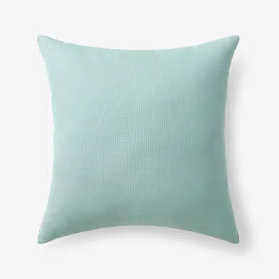 The Company Store Indoor/outdoor Toss Pillow In Teal/turquoise Blue