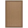 The Company Store Sunbrella Herringbone Bordered Indoor/outdoor Rug In Brown