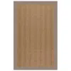 The Company Store Islamorada Herringbone Sunbrella Bordered Indoor/outdoor Rug In Brown