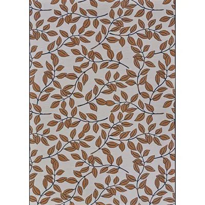 The Company Store Ivy Flat Woven Outdoor Rug In Terracotta Orange