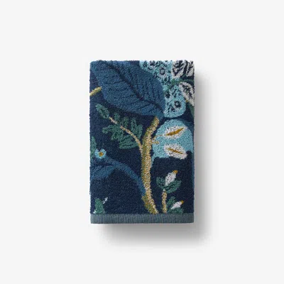The Company Store Jacquard Hand Towel In Blue/green