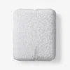The Company Store Jacquard Leaf Yarn-dyed Premium Smooth Supima® Cotton Wrinkle-free Sateen Fitted Bed Sheet In Light Gray