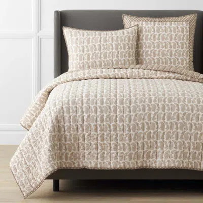 The Company Store Jiya Reversible Quilt In Brown