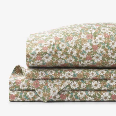 The Company Store Julienne Classic Cool Cotton Percale Bed Sheet Set