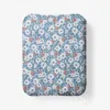 The Company Store Julienne Classic Cool Cotton Percale Fitted Bed Sheet In Blue