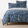 The Company Store Julienne Classic Cool Cotton Percale Reversible Duvet Cover In Multi