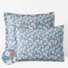 The Company Store Julienne Classic Cool Cotton Percale Sham In Blue
