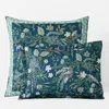 The Company Store Juniper Forest Classic Smooth Sateen Sham In Blue/green/teal