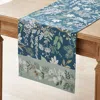 The Company Store Juniper Forest Table Runner In Blue/green/teal