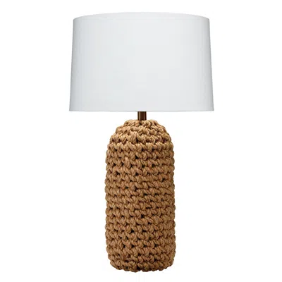 The Company Store Jute Rope Table Lamp In Brown