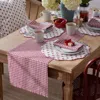 The Company Store Katherine Plaid Yarn-dyed Table Runner In Multi