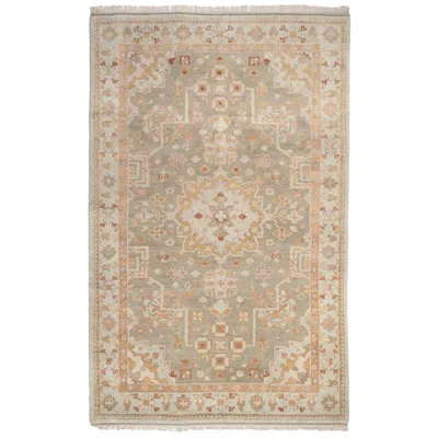 The Company Store Kendra Hand Knotted Wool Rug In Green
