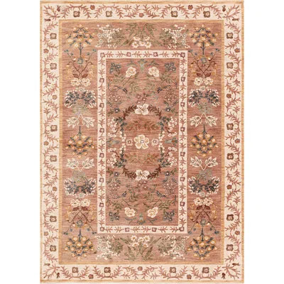 The Company Store Kismet Performance Rug In Orange/coral