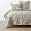 The Company Store Kyla Floral Quilt In Green