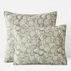 The Company Store Kyla Floral Quilted Sham In Green