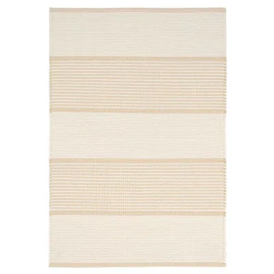 The Company Store La Mirada Handwoven Cotton Rug In Beige/ivory