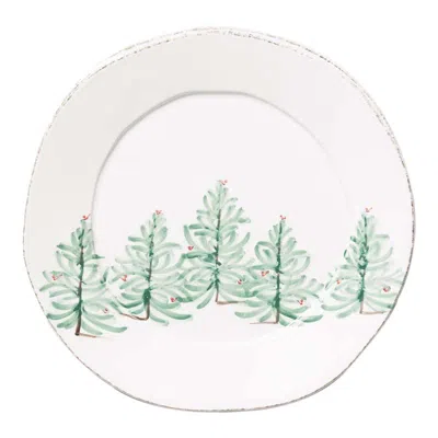 The Company Store Lastra Holiday Round Platter In Green
