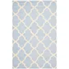 The Company Store Lattice Hand Tufted Wool Rug In Blue
