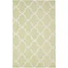 The Company Store Lattice Hand Tufted Wool Rug In Green