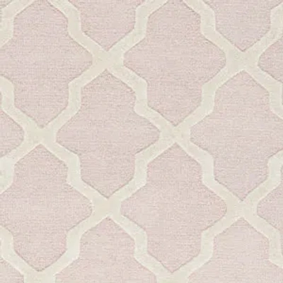 The Company Store Lattice Hand Tufted Wool Rug In Pink