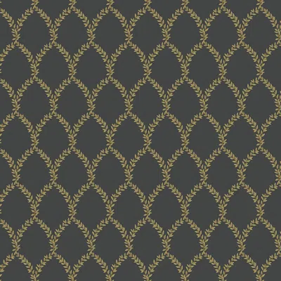 The Company Store Laurel Traditional Wallpaper In Black