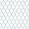 The Company Store Laurel Traditional Wallpaper In Blue/white