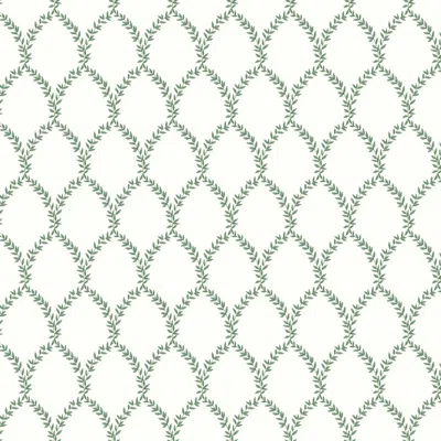 The Company Store Laurel Traditional Wallpaper In Green