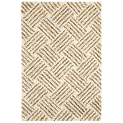 The Company Store Layers Hand Hooked Wool Rug In Brown